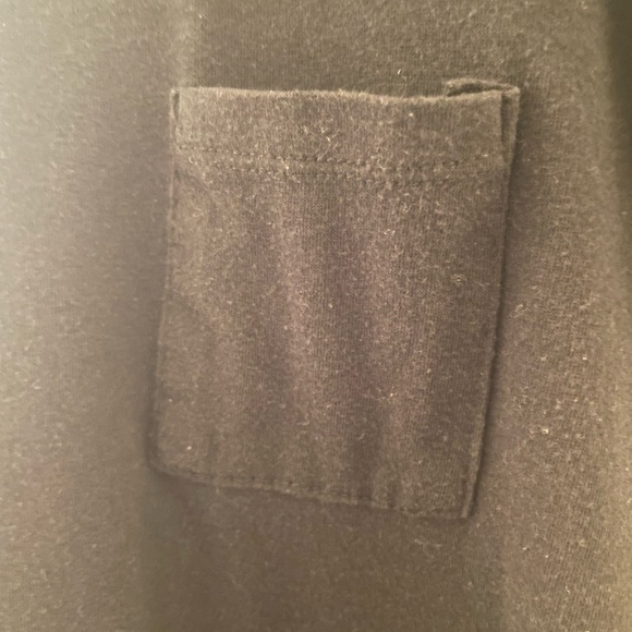 Black Shirt with Pocket - Picture 2 of 6
